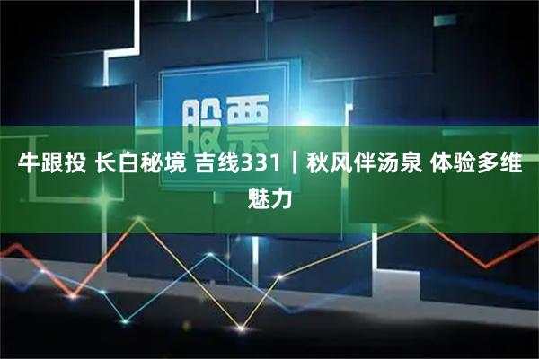牛跟投 长白秘境 吉线331｜秋风伴汤泉 体验多维魅力